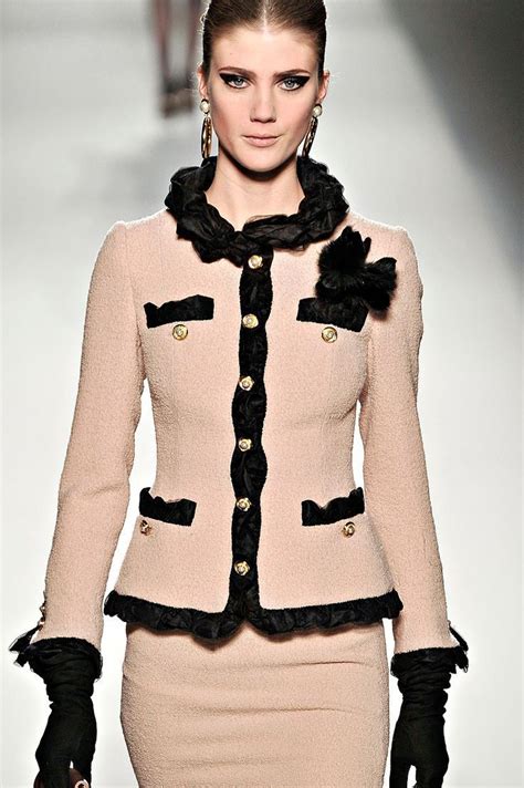 classic coco chanel suit.